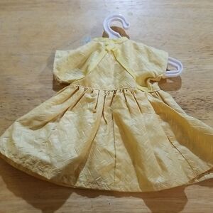 VTG  18" Babydoll Dress yellow